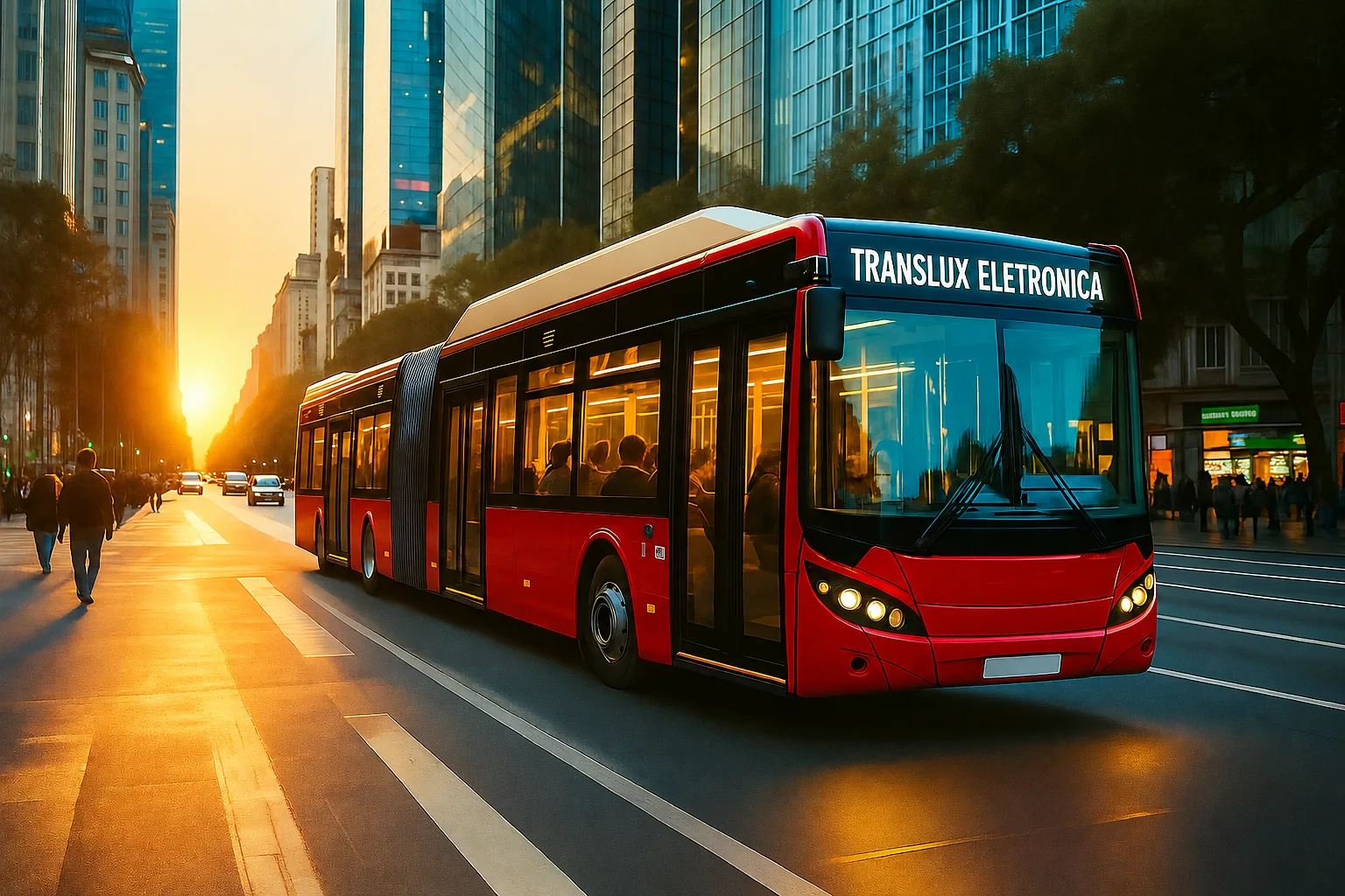 Ônibus urbano Translux em aplicação real